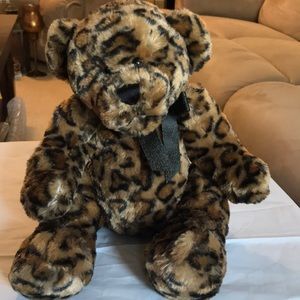 GANZ SAFARI LEOPARD 15" BEAR H13496